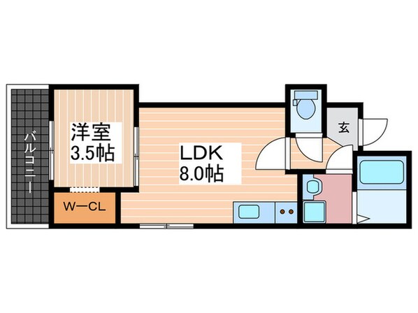 Crecia廿日市駅西の物件間取画像